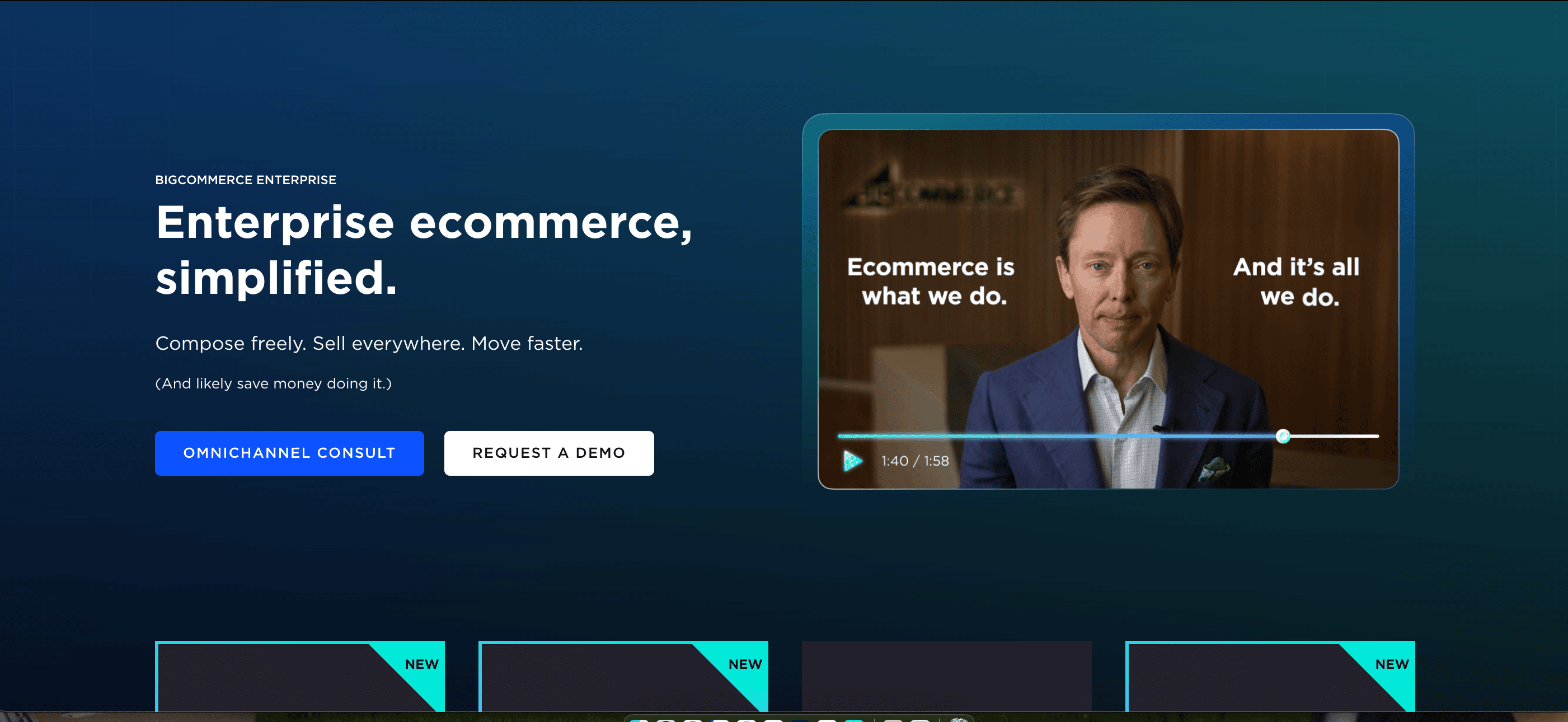 BigCommerce is one of the best enterprise e-commerce platform