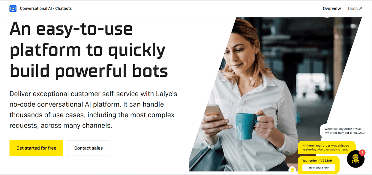 Laiye conversational is one of the best chatbots in 2024